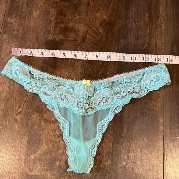 Vintage VICTORIA'S SECRET  Dream Angels Thong Sz-Medium 2009 Silver tag - Picture 10 of 13